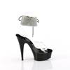 Pleaser - DELIGHT6912RS Sandale à bride à la cheville - Noir Product image